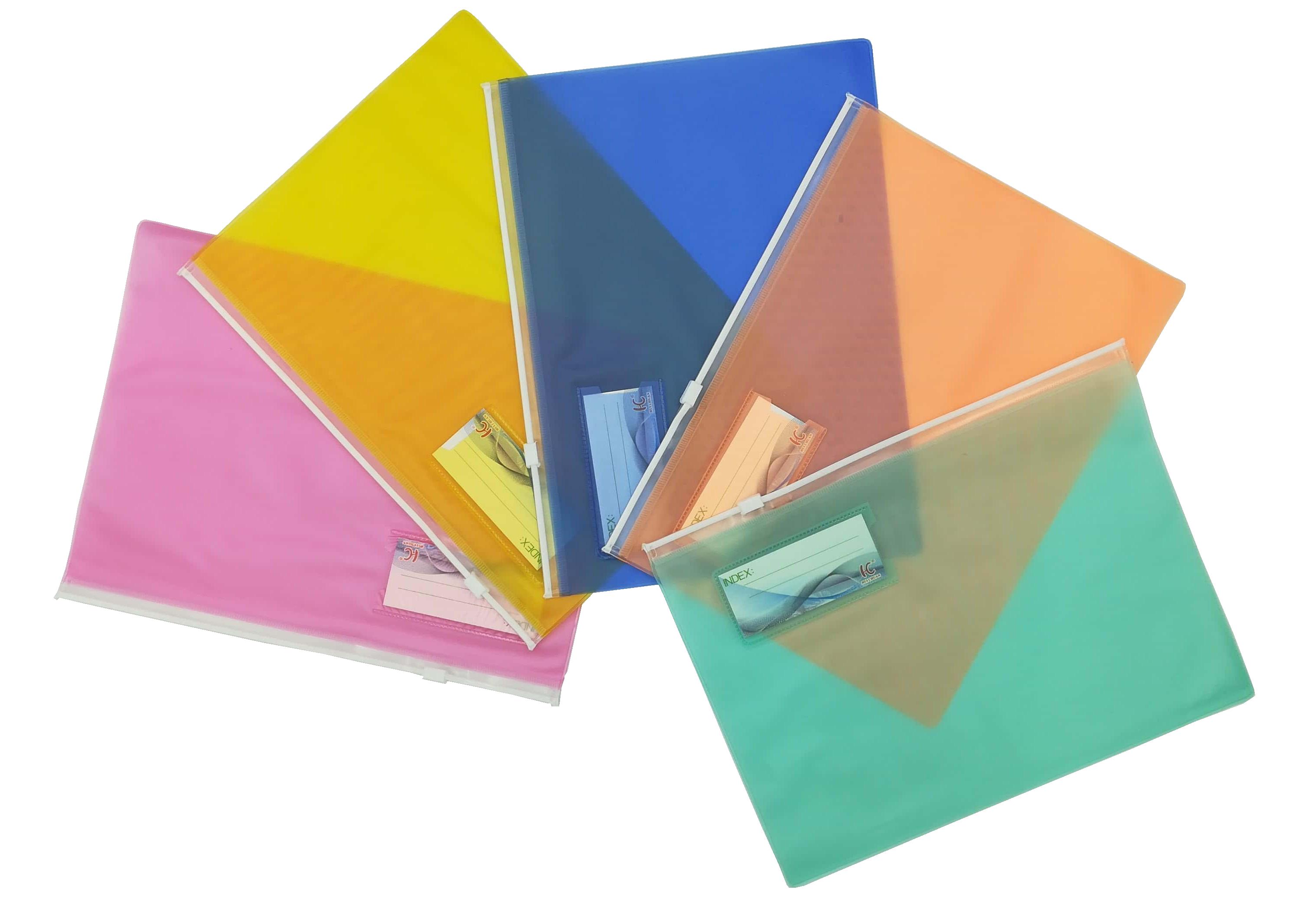 HC54 Color Zip Bag A5 size